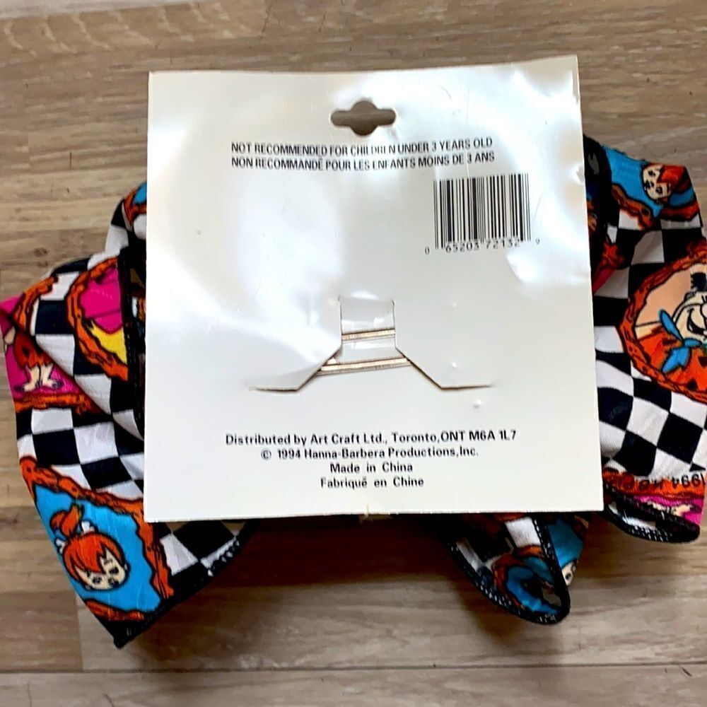 90s hair clip Flintstones Fred and Wilma Hair bow hair clip vintage aesthetic - Picture 6 of 6